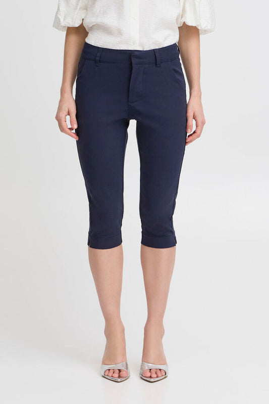 B.young | BYDIXI Capri Pants | Midnight Blue | Navy