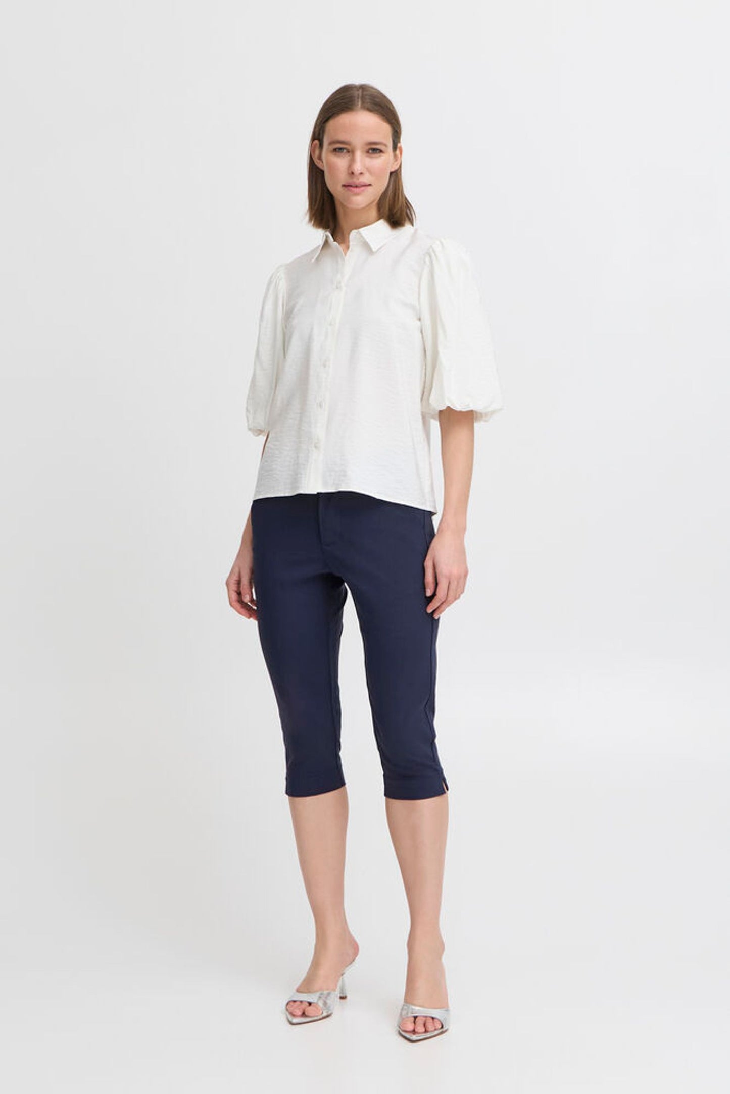B.young | BYDIXI Capri Pants | Midnight Blue | Navy