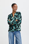 B.young BYIBINE Blouse | Blurry Green