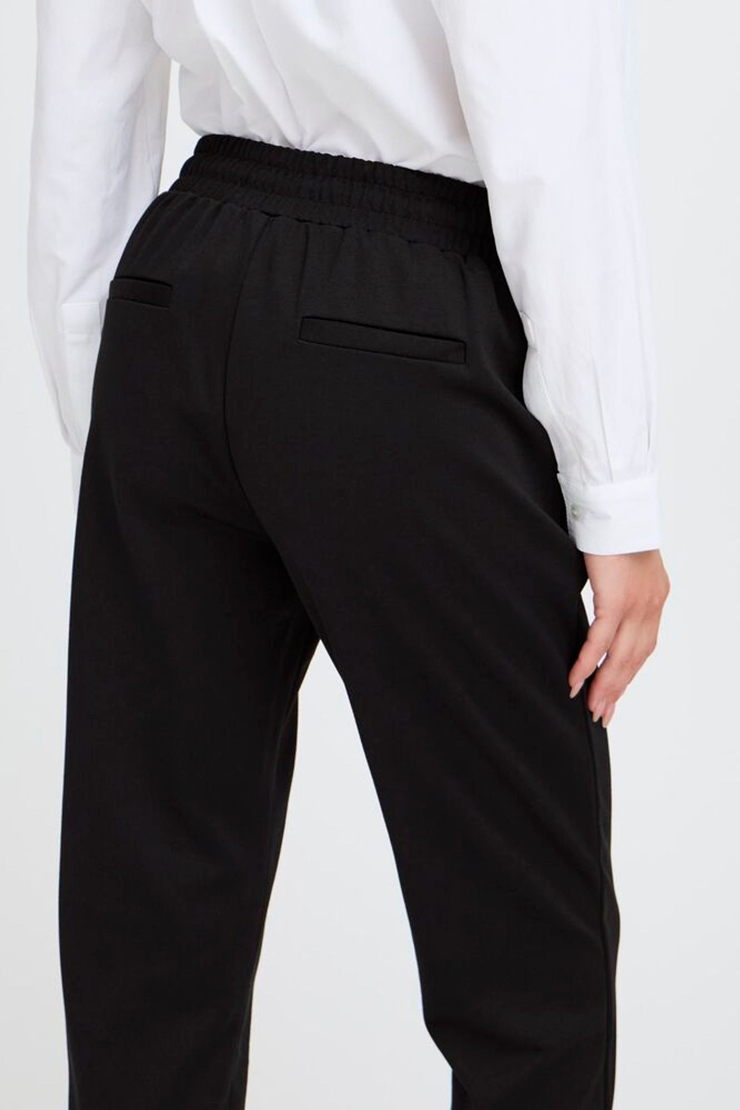 B.young | Rizetta Crop Pant | Black - Blossom Boutique Online  