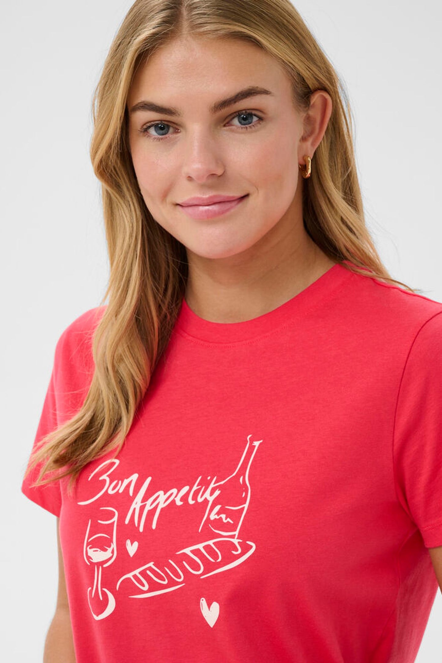 Saint Tropez | PemilioSZ T-shirt | Geranium - Pink - Blossom Boutique Online  