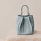 Celina Mini Suedette Bucket Bag | Blue Mist