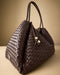Katie Loxton | Nova Hand Woven Large Shoulder Bag | Chocolate