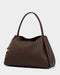 Katie Loxton | Nova Hand Woven Large Shoulder Bag | Chocolate