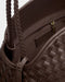 Katie Loxton | Nova Hand Woven Large Shoulder Bag | Chocolate