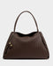 Katie Loxton | Nova Hand Woven Large Shoulder Bag | Chocolate