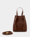 Katie Loxton | Celina Suedette Bucket Bag | Dark Chocolate