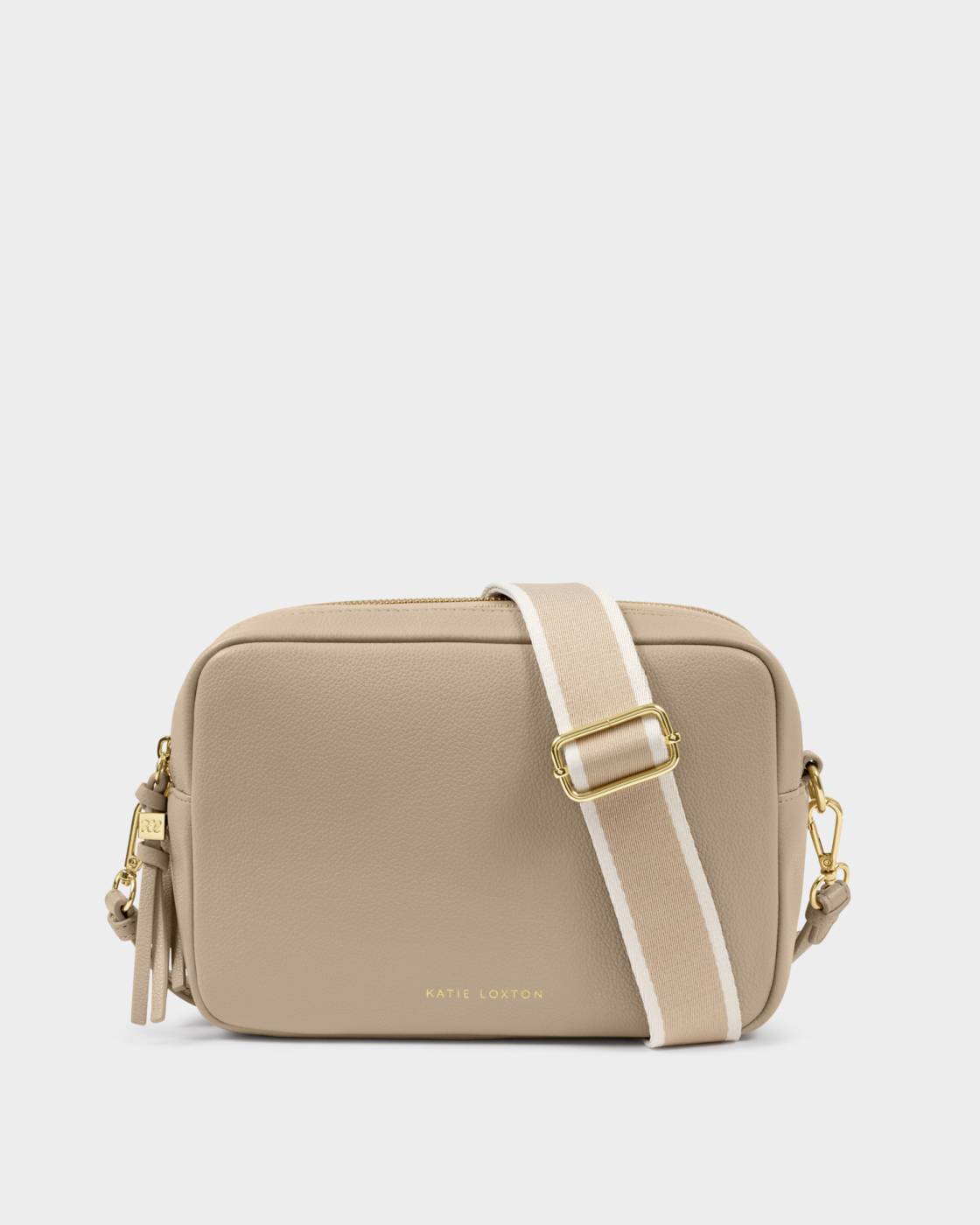Katie Loxton | Lottie Large Crossbody Bag | Light Taupe
