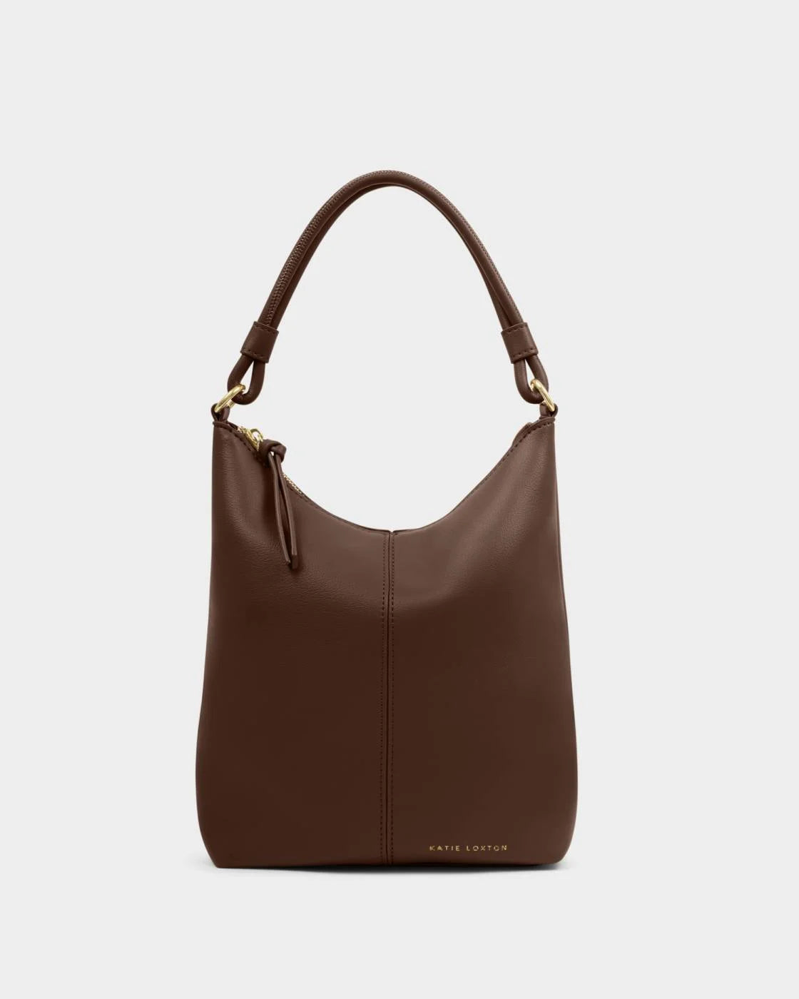 Katie Loxton | Hallie Satchel Bag | Dark Chocolate