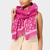 Blush Leopard Print Scarf