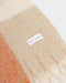 Katie Loxton | Recycled Checked Tassel Scarf | Lilac & Orange