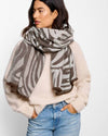 Katie Loxton | Zebra Print | Chocolate & Taupe