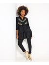 Joe Browns | Emma Embroidered Black Tunic Dress