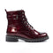 Lunar |  Parlour Patent Ankle Boot | Burgundy