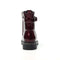 Lunar | Parlour Patent Ankle Boot | Burgundy