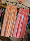 Linen Striped Summer Trousers