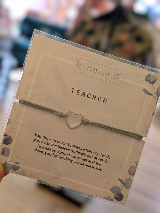 Letterbox Love | Teacher Bracelet
