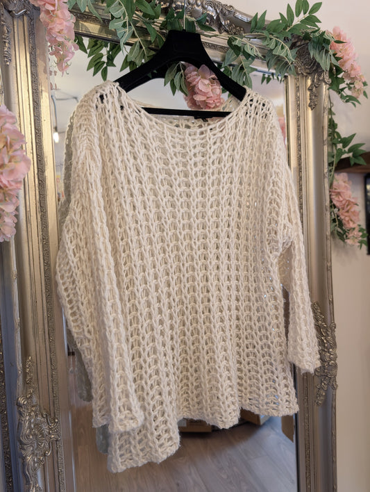 Pre-Loved | Massimo Dutti Loose Knit Top | Medium