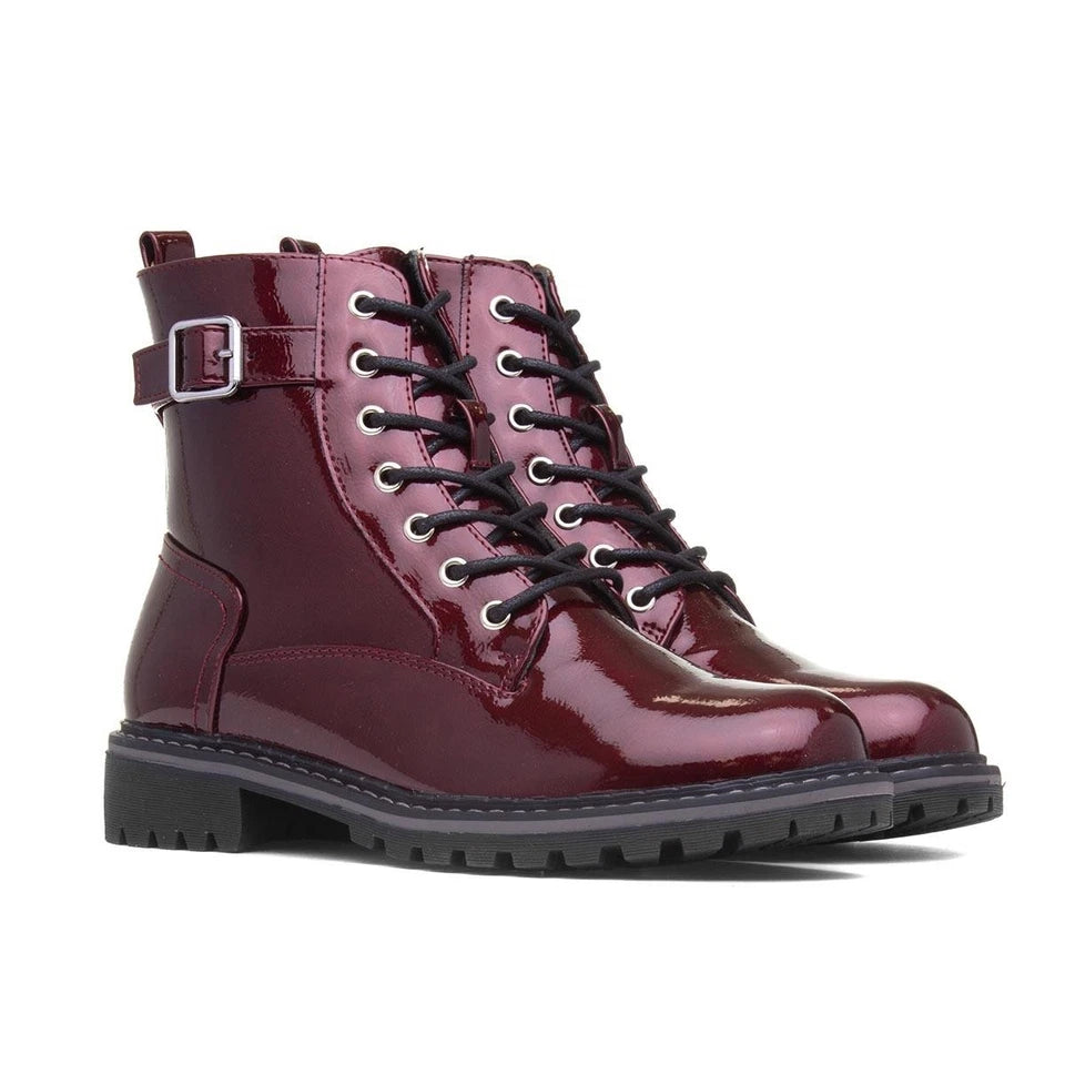 Lunar | Parlour Ankle Boot | Burgundy