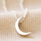 Lisa Angel | Silver Crescent Moon Necklace