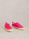 White Stuff | Pippa Canvas Lave Up Trainer | Pink