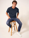 White Stuff | Abersoch Short Sleeve Tee | Navy