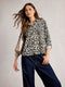 White Stuff | Sophie Printed Shirt | Black & White
