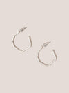 White Stuff | Abstract Hoop Earrings