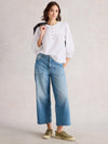 White Stuff | Isla 3/4 Sleeve White Top