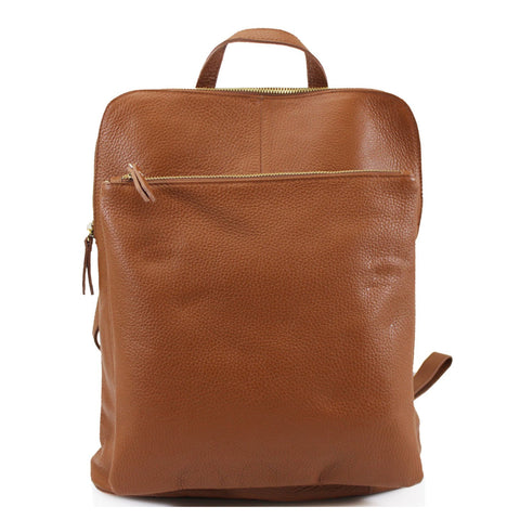 *Pre-order* The Tallulah Italian Leather Backpack Bag - Tan