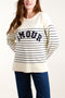 Amour Stripe Jumper | Ivory